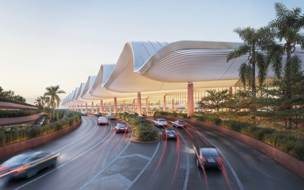 Phối cảnh sân bay Gia Bình